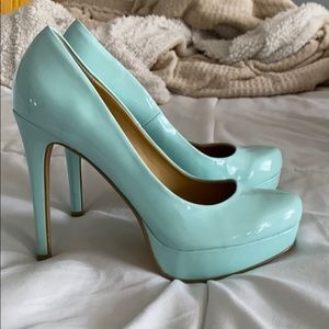 Blue Chinese Laundry Pumps